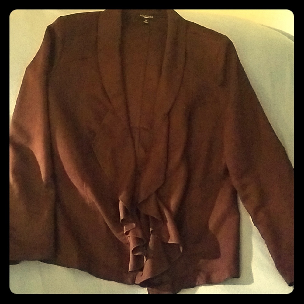 Lightweight suede jacket